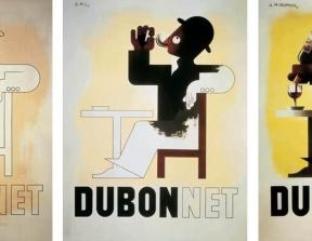 Dubonnet Triptych by A. M. Cassandre<br />photo credit: theuntappedsource.com