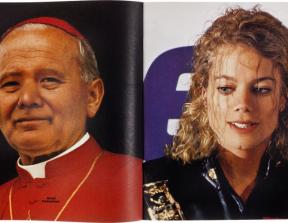 Colors magazine, Tibor Kalman for Benetton<br />photo credit: iconicphotos.wordpress.com, imprint.printmag.com